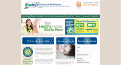 Desktop Screenshot of chemdrynwarkansas.com